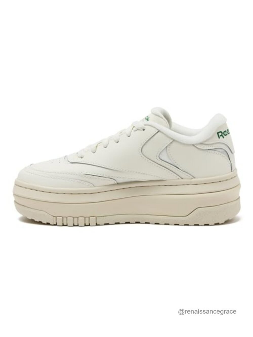 Reebok Club C Extra Platform Sneakers for Women - White Casual Tennis Women's